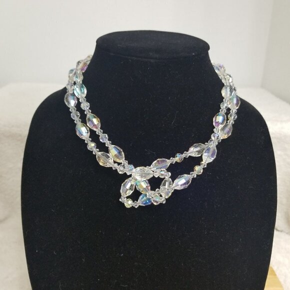 Vintage Fauceted Australian Crystal necklace - Picture 2 of 5